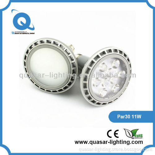11w SMD dimmable 3000k par30 led e27 base